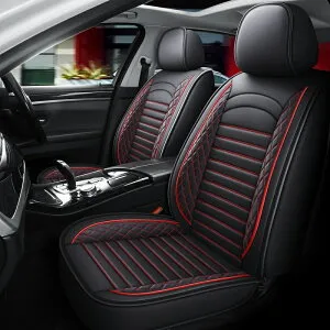 シートカバー 車 メルセデス・ベンツ CLA-AMG X156 レザー 運転席 助手席 前席セット 被せるだけ 選べる5色 TANE C