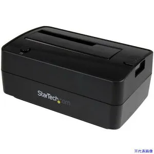 ■StarTech HDD/SSDスタンド/USB 3.1/eSATA接続/1ベイ/2.5/3.5インチ/トップローディング SDOCKU313E(5746844)[法人限定][外直送元]