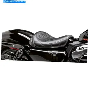 Seats Le Pera Bare Bonesソロシート-Diamond -XL（Black）LK -006DM Le Pera Bare Bones Solo Seat - Diamond - XL (Black) LK-006DM【並行輸入品】