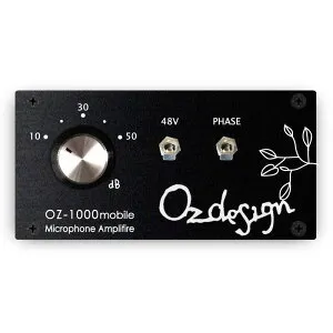 【受注生産品:2~3週間程度】 OZ-1000 mobile Mic Pre Amplifier 【In OEP out Lundahl】 (オズデザイン)(マイクプリアンプ) oz design (新品)