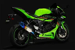 TRICKSTAR トリックスター スポーツコンバートマフラーIKAZUCH 焼チタンパイプver. Ninja ZX-6R KAWASAKI カワサキ スリップオンマフラー マフラー タイプ：IKAZUCHIブラックエディションショート