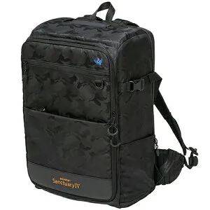 ケンコー(Kenko) AOC-ST4ISRKBKCF ブラックカモフラージュ aosta サンクチュアリIV そのまま座れる IS イス リュック 内寸 320×400×140mm