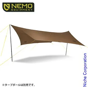 【25日は！枚数限定 最大1,000円OFFクーポン】ニーモ・イクイップメント シャドウキャスターLE 165 NM-SCT165-LE ヘキサタープ キャンプ アウトドア nocu タープ 注目商品
