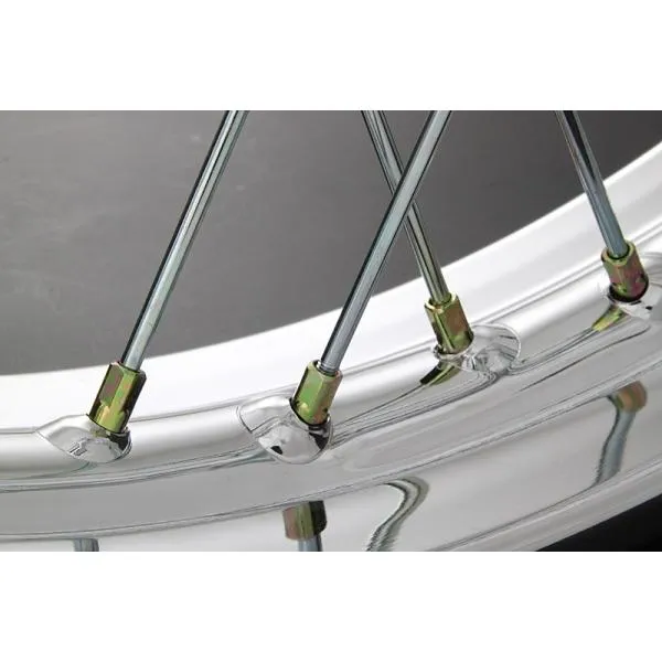 750SS・KH750（H2） Z/KZメッキスポークセット ユニクロ仕様 フロント 6穴ディスク PMC（ピーエムシー）