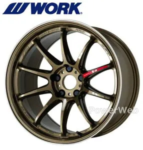 WORK EMOTION ZR10 19インチ 8.5J PCD:114.3 穴数:5 inset:45 (ミドルテーパー) チタンダイヤリップカット (HGLC) (ワーク エモーション ZR10) [ホイール4本セット]