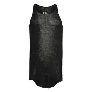 リックオウエンス メンズ Tシャツ トップス Basic rib tank top Black