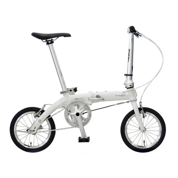 DAHON INTERNATIONAL ダホン インターナショナル Dove super light ダヴスーパーライト フォールディングバイク 14インチ アルミフレーム Pure White ピュアホワイト [折りたたみ自転車]