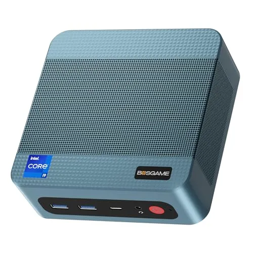 BOSGAME IntelミニPC P2Pro 第12世代 Core i9-12900H 32GB DDR5 1TB M.2 NVMe PCIe 4.0 SSD Mini PC (14コア/20スレッド 最大周波数 5.0GHz) 3画面出力最大8K60H