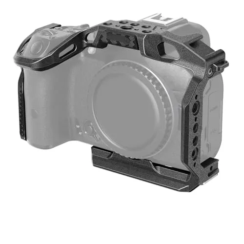 互換性があるCanon EOS R7 R10 ブラックマンバカメラケージリグ 4003 4004 ビデオ撮影用フルケージに対応(Cage for R7)