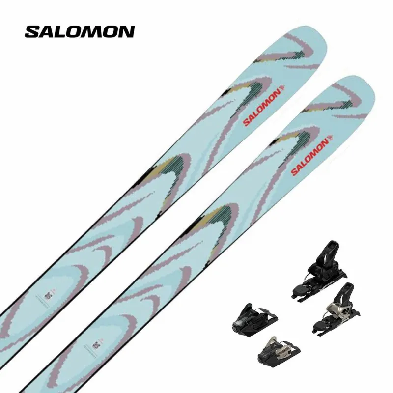 SALOMON サロモン スキー板 メンズ レディース＜2026＞QST 94 ICED AQUA / [L47774600+] + アトミック STRIVE 12 GW ビンディング セット 取付無料