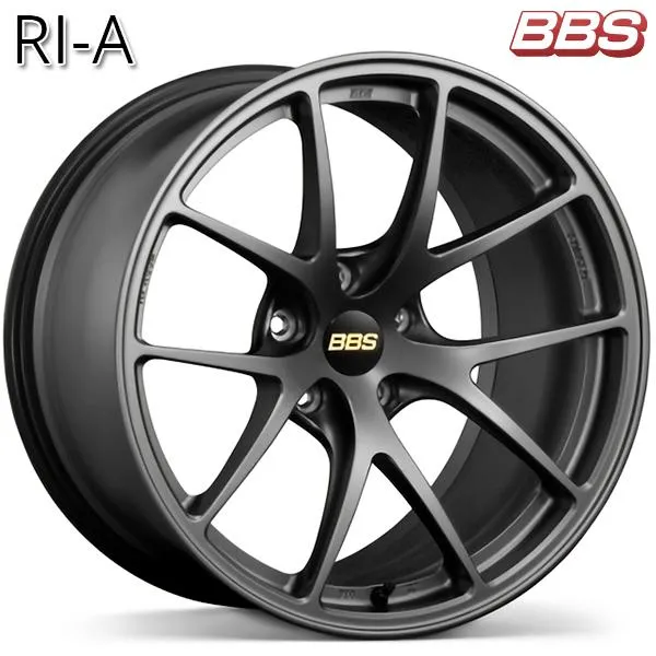 BBS RI-A 【RI-A032】 18インチ 8.0J 5H114.3 +45 マットグレイ(MGR) アルミホイール単品 4本セット 送料無料