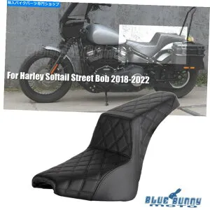 Seats LSステップシート2アップジェルパッドクッションハーレーソフトアイルストリートボブFXBB 107 2018- LS Step Seat 2-Up Gel Pad Cushion For Harley Softail Street Bob FXBB 107 2018-up【並行輸入品】