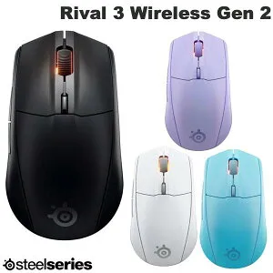 SteelSeries Rival 3 Wireless Gen 2 ワイヤレスゲーミングマウス スティールシリーズ (マウス)