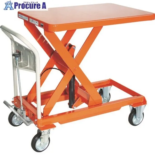 TRUSCO ハンドリフター 500kg 600X900 オレンジ HLFA-S500 1台 トラスコ中山(株) ◇