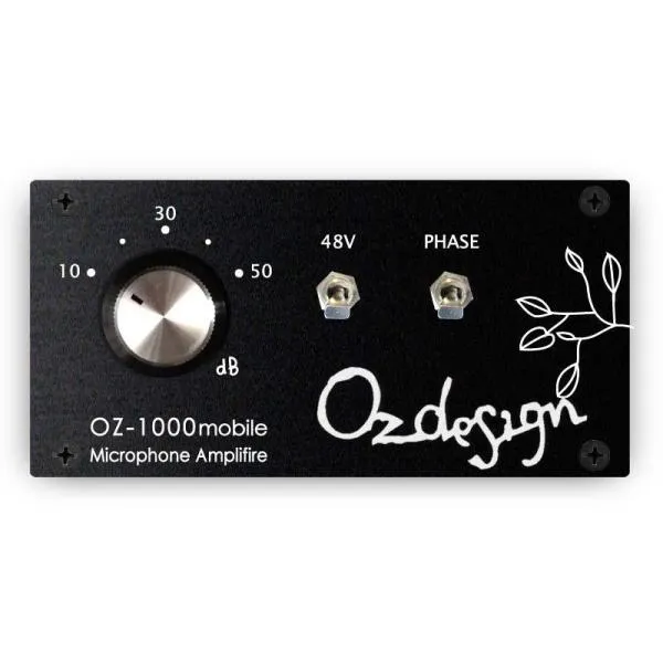 oz design 【受注生産品:2~3週間程度】 OZ-1000 mobile Mic Pre Amplifier 【In out OEP】 (オズデザイン)(マイクプリアンプ)