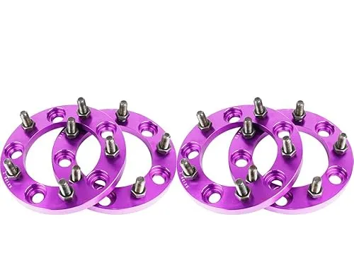 ジムニー ワイドトレッドスペーサー 4枚 PCD139.7 15mm JA11 JA22 JB23 JB33 JB43 SJ30 JB64W JB74W(紫)