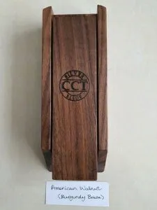シルバーコインテストスライド アメリカンウォールナット（バーグベイズ）YouTuber CCTによる手作り