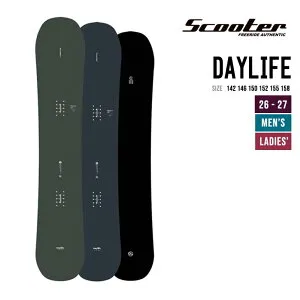 SCOOTER スクーター 26-27 DAYLIFE スノーボード 日本製 2026-2027