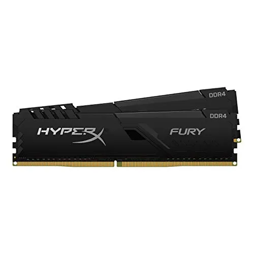 キングストン Kingston デスクトップPC用メモリ DDR4 2666MHz 16GBx2枚 HyperX FURY Memory Black Unbuffered DIMM HX426C16FB4K2/32