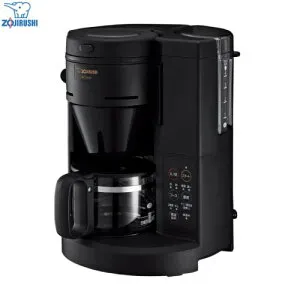 [EC-SA40-BA] 珈琲通 象印 コーヒーメーカー サーバー：ガラス製 選べるマイコン制御の「煮詰まり軽減保温」 豆の挽きからドリップまで全自動 サーバー：ガラス製 ブラック 【送料無料】