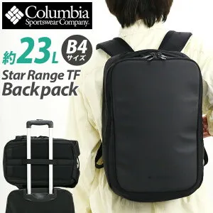 Columbia コロンビア リュック スクエア Star Range TF Backpack スターレンジTF 23L バックパック リュックサック デイパック 撥水 B4 A4 PC収納 15インチ キャリーオン シンプル カジュアル ビジカジ バ