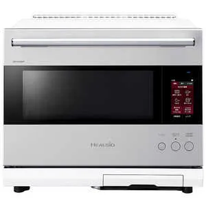 シャープ SHARP ウォーターオーブンレンジ 30L フラット HEALSIO ヘルシオ「クックトーク」 ブラストメタルホワイト AX-LSX3C-W