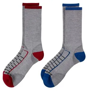 アルパインデザイン レディース アンダーウェア 靴下 Alpine Design Men's Lightweight Merino Hiker 2-Pack Socks Light Grey Heather グレー