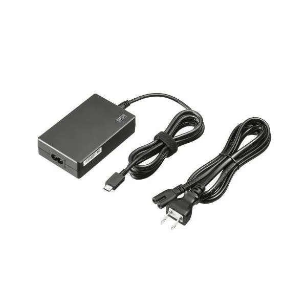 サンワサプライ ACA-PD94BK USB PD対応AC充電器 PD100W・TypeCケーブル一体型