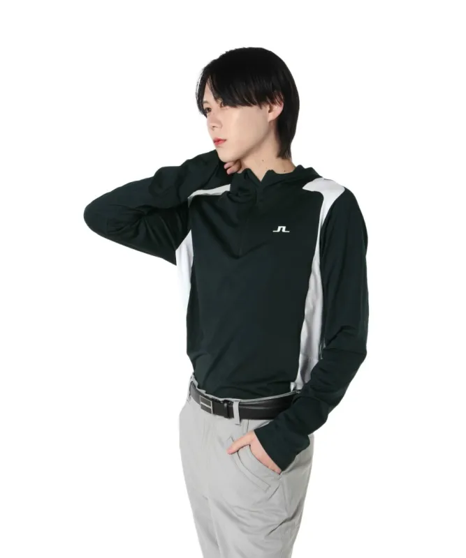 獲得ポイント270pt 【送料無料】ジェイリンドバーグ(J.LINDEBERG) ゴルフウェア ブルゾン Lukasハーフジップフーディー 071-52912 【2024年秋冬モデル】 メンズ 098 046