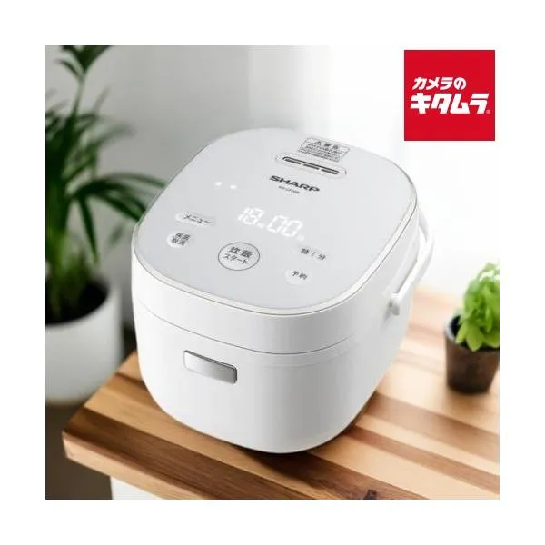 納期2ヶ月 シャープ ジャー炊飯器 KS-CF05B-W ホワイト系 [0.5~3合炊き] SHARP メーカー公認店 新生活 プレゼント ギフト 《納期約２ヶ月》