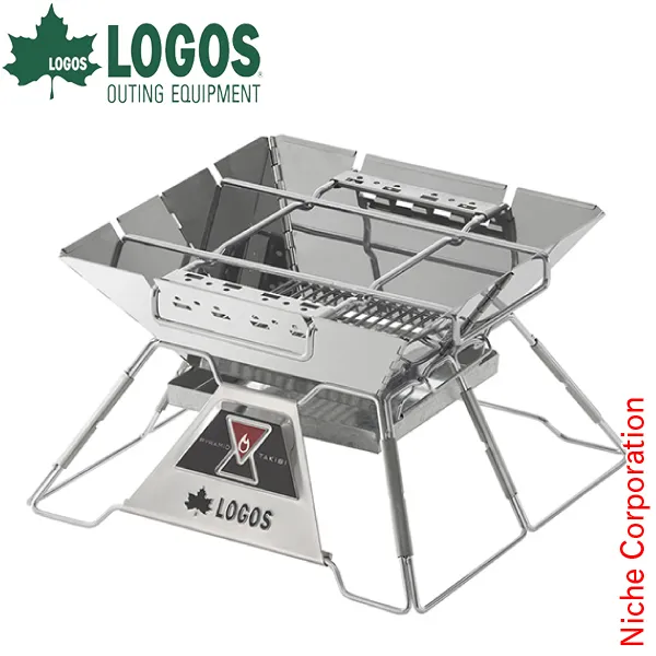 ロゴス バーベキューコンロ The ピラミッドTAKIBI M アウトドア 焚き火
