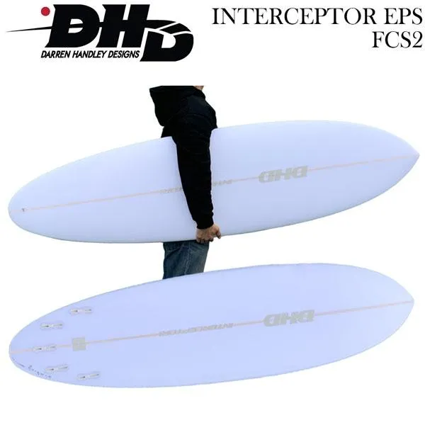 インターセプター DHD INTERCEPTOR EPS FCS2 5プラグサーフボード ミッドレングス