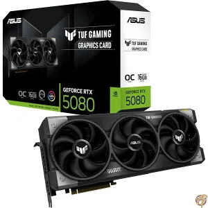 【5日最大1500円クーポン】ASUS TUF Gaming GeForce RTX 5080 16GB GDDR7 OC Edition ゲーミンググラフィックスカード (PCIe 5.0、HDMI/DP 2.1、3.6スロット、ミリタリーグレードコンポーネント、保護PCBコーティン