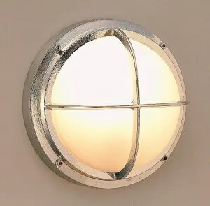 照明 マリンランプ 玄関 屋外 LED 外灯 玄関灯 門柱灯 門灯 船舶 照明 マリンライト 真鍮 BH2226 CR FR LE くもりガラス 防雨型 W240×H240×D124mm LED 電球色 12W 照明 おしゃれ 防水 庭 門 塀 ポーチ 駐車