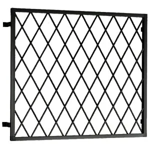 ヒシクロス面格子 C型 W1595～1814×H1187～1376mm オーダーサイズ 壁付 菱 面格子 LIXIL リクシル アルミサッシ 防犯 後付 取付 TOSTEM トステム アルミ面格子 リフォーム DIY 建材屋