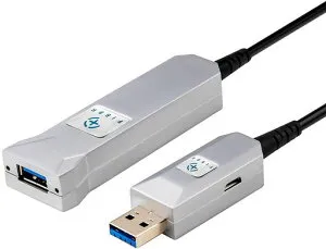 FIBBR超ロングUSB3.0延長ケーブルタイプAオス-メス、20M高速5Gbpsデータ転送エクステンダーコード、プレイステーション、プリンター、ディスプレイ、ハードドライブ、ウェブカメラ用USB3.0光…