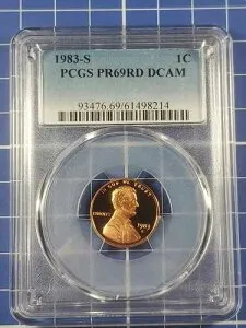 1983-S リンカーン記念セント PR69 RD DCAM PCGS ブルーラベル