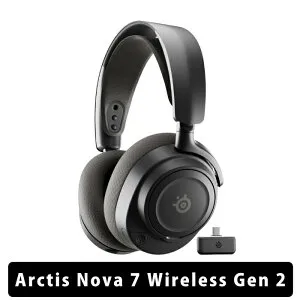 【4/25限定★抽選で最大100%ポイントバック！(要エントリー)】SteelSeries Arctis Nova 7 Wireless Gen 2 ゲーミング ヘッドホン ヘッドセット ワイヤレス 密閉型 オーバーイヤー Bluetooth 2.4GHz 低遅延 PC Swit