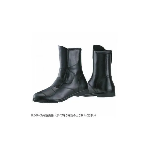 NTB42A ノンファスナーPUショートブーツ2 BK 25 NTB42A-250