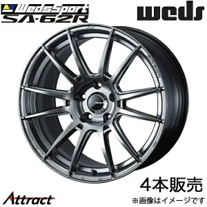 ウェッズスポーツ SA62R GR86 ZN8 18インチ アルミホイール 4本 プラチナシルバーブラック 0041811 WEDS WedsSport SA62R