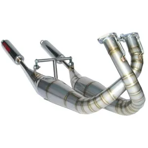 K2tec(ケイツーテック) STDステンレスクロスチャンバー TYPE-2 RZ350 rz350-2sus バイク チャンバー