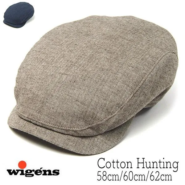 コットンハンチング Wigens ヴィーゲン Ivy Contemporary Cap メンズ 春秋冬 大きいサイズ