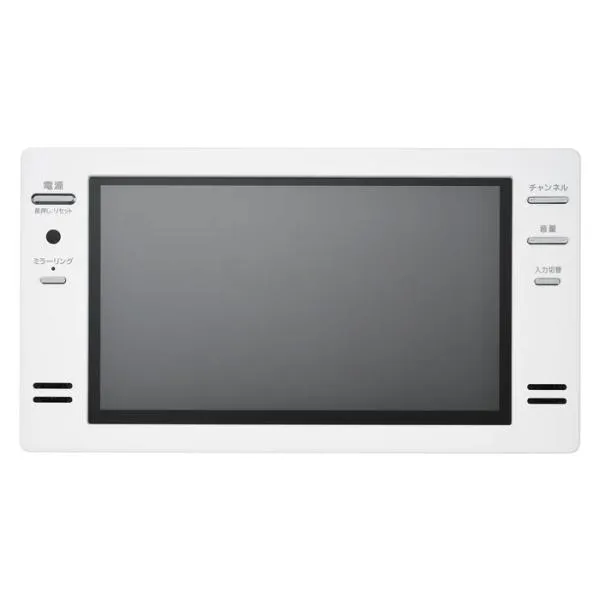 ツインバード VB BB162W 16V型防水 浴室液晶テレビ スマホの画面が見れるミラーリング機能搭載 ホワイト