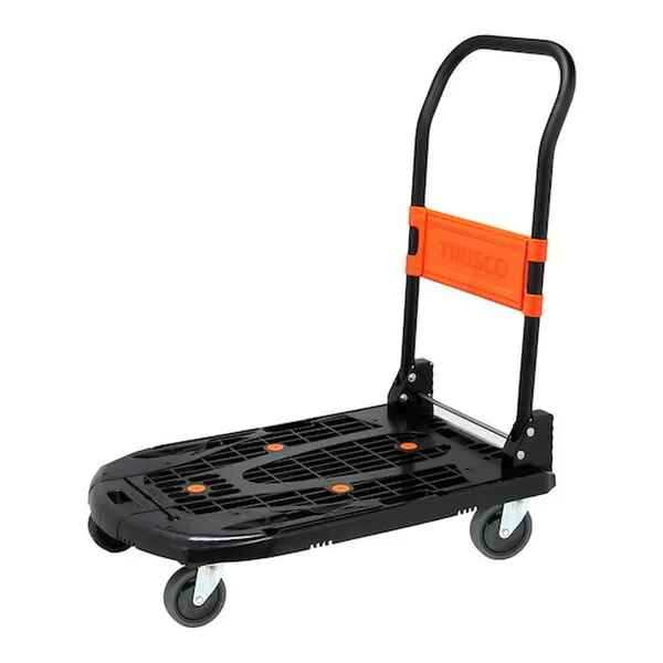 TRUSCO MPK780BK 樹脂台車 カルティオ 780X490 折畳 ブラック