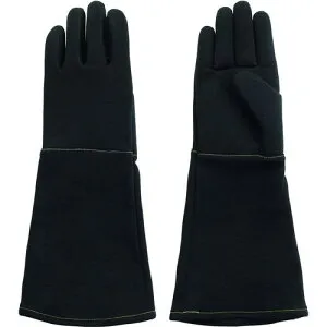 ■MAX 300℃対応耐熱手袋 ロング フリー〔品番:MZ632BK〕【6863278:0】[店頭受取不可]