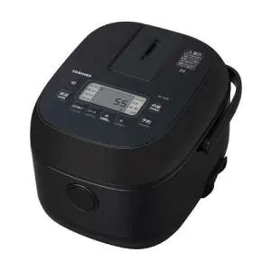 東芝 TOSHIBA IH炊飯器 3合炊き 備長炭ダイヤモンド釜 ブラック RC-5XW-K〈RC5XW-K〉