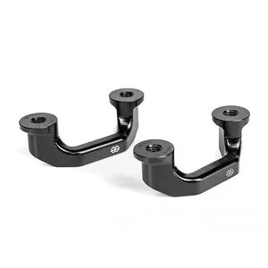 GILLES TOOLING パッセンジャーペグカバー（ブラック） PPC11KITB ギルズツーリング ステップ YZF-R7