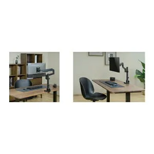 GREEN HOUSE GH-AMEP1-BK ガススプリング式液晶ディスプレイ用アーム