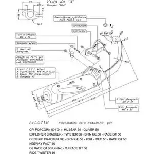 コンプリートエキゾーストシステム Leovence Sito Steel Cpi Popcorn 50 2004 Complete Exhaust System Leovince Sito Steel Cpi Popcorn 50 2004 【並行輸入品】
