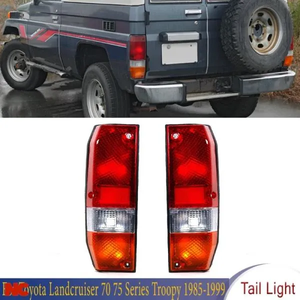 並行輸入品 トヨタ ランドクルーザー 70 75 シリーズ トロピー 1985-89-1999 リアバンパー テールライト ランプ テールランプ